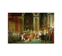 YiQuSoft Póster de Jacques-Louis David La Coronación de Napoleón (1806), impresión artística para pared, pintura para colgar fotos, decoración de dormitorio familiar, regalo, estilo sin marco, 20 x 30