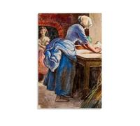 YiQuSoft Póster de la parábola de John Everett Millais, el tesoro oculto (c.1860), impresión artística para pared, lienzo para regalo, decoración del hogar, estilo sin marco, 20 x 30 cm