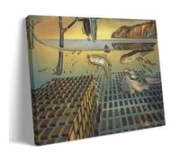 YiQuSoft Póster de Salvador Dalí La desintegración de la persistencia de la memoria, impresión estética, arte de pared, lienzo moderno, decoración de dormitorio, estilo marco, 30 x 45 cm