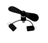 Yirepny Mini ventilador USB portátil 3 en 1 180 giratorio Cool Cooler Ventilador de teléfono móvil compatible con 1112 ProXsMaxX 88 Plus 77 Plus 66 Plus y otros teléfonos inteligentes