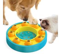 Yirochan Juguetes interactivos para perros para alimentador lento, rompecabezas 2 en 1, dispensador de golosinas para perros, gatos, comederos de rompecabezas para perros, entrenamiento de coeficiente