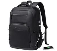 YIRONER Lightweight 15.6 Inch Laptop Backpack Waterproof Multifunctional Travel Hiking School Bag Mochila for Men(Black,45 x 32 x 15 cm)