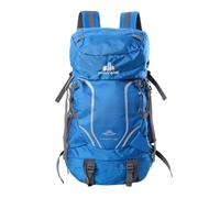 YIRONER Mochila de camping 45L, mochila de hombro para transportar viajes, mochila de senderismo, escalada al aire libre, senderismo y montañismo para hombres y mujeres(Azul Cielo)