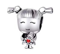 YiRong Jewelry Charm de plata de ley 925 para niña, pulsera Pandora (niña)