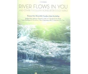 YIRUMA, Yann Tiersen, Yanni, Ludovico Einaudi y otros autores - River flows in you and other eloquent songs, canciones para piano, cuaderno de notas con las melodías más populares, notas