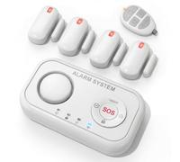 YISEELE Alarmas para casa : Alarma casa inalámbrica con Central 120dB - Botón Emergencia Ancianos y sin cuotas -Protege a tu Familia y Bienes Cuando no estés en casa- Compatible con Alexa & Google