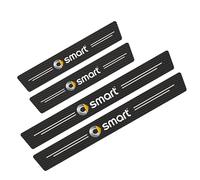 yishao Paquete de 4 Pegatinas de Protección de Umbral de Fibra de Carbono para Smart Brabus, Accesorios Coche Protectora Embellecedor Antiarañazos,A