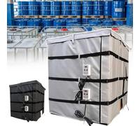 YISHENX Calentador Para Bidones IBC De 55/275 Galones, 2000 W/4000 W | Calentador De Bidones Con Temperatura Ajustable De 0 a 150 ℃, De Silicona Impermeable E Ignífuga, Con Cobertura Total