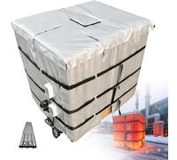 YISHENX Calentador Para Tanques IBC, Manta Calefactora De 2000 W/4000 W | For 55 Gal /275 Gal Barrels, IP67-Quickly Heat, Adjustable Thermostat Controller 0-150℃/30-302℉, IBC Tote Heating Jacket