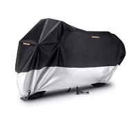 YISIYISAN Funda para Moto Silver Wing 600 2001-2015 2016 2017 2018, Moto Impermeable Oxford 210D Scooter Protección Outdoor Indoor Bicicletas Prueba Sol Lluvia,M-Black and Silver