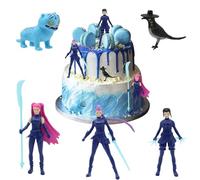 YISKY Kp0p Dem0n Hun-ters Figuras, 5 Piezas Demon Modelo Coleccionable, Demon Figura de Acción, Estatua de Anime kp0p, Demon Adornos de Tartas, Demon Tartas Toppers, Figuras de Demonios de Dibujos
