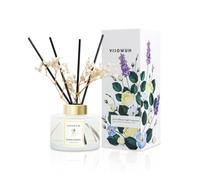 YISOWUH Ambientadores de hogar - difusor de Aromas - Jazmín Gardenia 150 ml Difusor de aceites Esenciales con 8 Varillas, Fragancia Duradera para el hogar, el baño y la decoración de la habitación