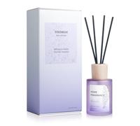 YISOWUH Difusor de varillas de lavanda de 120 ml, 1 paquete de difusor de varillas de aceite esencial con 8 varillas, fragancia de larga duración para el hogar, baño, dormitorio, habitación