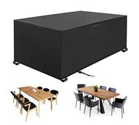 YISSVIC - Funda para salón de jardín, 242 x 162 x 100 cm, 420D Oxford, Impermeable, Resistente al Viento, Lluvia, UV