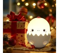 YISSVIC Luz Nocturna Infantil Luz Bebe Nocturna Lampara Quitamiedos Infantil 3 Brillos Ajustables Recargable Regalos para niños-Pollito