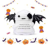 Yistoi Creativa lana para tejer patatas positivas,Mini felpa de punto divertido patatas, regalos de Pascua, regalo de Halloween, mini divertido apoyo emocional lindo de punto (B)