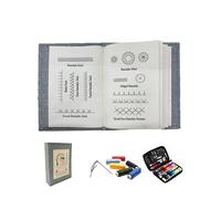 Yistoi Libro de Coser Creativo, Libro de Costura de Bricolaje, Instrucciones de Bordado, Libro de Costura de Hojas Sueltas, Adecuado para Quienes Aprenden a Bordar, Viene con un Kit de Costura