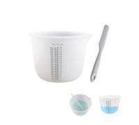 Yistoi Vasos Medidores de Silicona, Tazas Medidoras de Silicona, Tazas de Silicona para Resina, Hecho de Silicona, con Varilla Agitadora Adjunta, Apto para Fundición, Artesanías, Laboratorio, Cocina