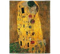 YISUMEI Manta de franela suave de Gustav Klimt Der Beso (150 x 200 cm)