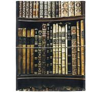 Yisumei Manta suave de franela suave manta de forro polar manta manta libro estantería viejo libro, algodón mezcla, Color 1, 150 x 200 cm