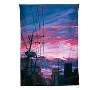 YISUMEI Tapiz de alambre estilo anime decoración para colgar en la pared en el dormitorio, sala de estar, dormitorio, 150 x 200 cm