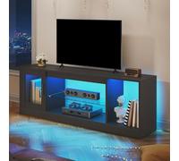 YITAHOME 148 cm Mueble TV para televisores de hasta 65 Pulgadas con 7 Luces led RGB 22 en Modo, Centro de Videojuegos, Sala de Estar y Dormitorio