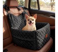 YITAHOME Asiento para Perros de hasta tamaño Mediano, Cuna de Viaje para Mascotas con Espuma viscoelástica, Altura del Asiento de Menos de 35 Libras, 2 Bolsillos Laterales, Antideslizantes, 2