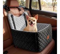 YITAHOME Asiento para Perros de hasta tamaño Mediano, Cuna de Viaje para Mascotas con Espuma viscoelástica, Altura del Asiento de Menos de 35 Libras, 2 Bolsillos Laterales, Antideslizantes, 2