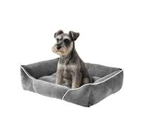 YITAHOME Medium Dog Bed, 51 x 48 cm, Dog Basket, Orthopedic Bed, Ergonomic Sofa for Dogs,Washable Cover, Raised Edges, Non-Slip Bottom