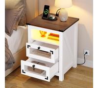 YITAHOME Mesita de noche de granja