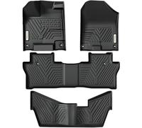 YITAMOTOR Floor Mats Fit for Honda Pilot 2022-2016,All-Weather Floor Liners Set Front 1st & 2nd 3rd Seat Floor Liner Set Black, 8 Passenger Model