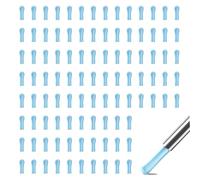 Yitexin 100 Pcs Silicone Ear Wax Removal Tips, Soft limpiador oidos Tips, Higiene Set Cuchara de limpieza Accesorios de herramienta para oído húmedo/seco Adolescentes Adultos (Azul)