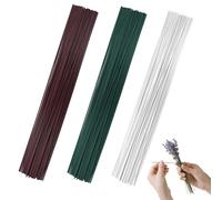 Yitexin 150 Piezas 2 mm Alambre de Tallo Flora, Stub Bouquet Kit de Arreglo Floral, Floristería Azúcar Flor Palos Artesanía para Envoltura Hecho a Mano Arreglos de bricolaje Corona (40 cm)