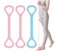 Yitexin 3 bandas de resistencia de figura 8, bandas elásticas para ejercicio, correa elástica para estiramiento de brazos, hombros, espalda, pecho, bandas elásticas para terapia física (3 piezas)