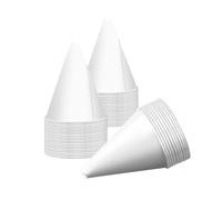 Yitexin Paquete de 50 embudos de papel para cono de aceite de motor, embudo de aceite desechable para cambio de aceite largo, embudos de automóvil para uso automotriz, aceite de motor, agua,