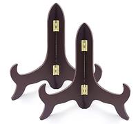 Yitexin Soporte de madera para decoración del hogar, marco de fotos, caballetes, obras de arte (25 cm, 2 piezas)