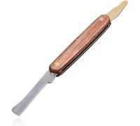 Yitobici Cuchillas dobles multifuncionales, cuchillo de injerto, cuchillo de jardín de injerto con pelador, plegable