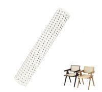 Yitobici - Tejido vienés, Cinta de ratán de plástico PE, Cinta de ratán, 40 x 100 cm, Tejido de Nido de Abeja de ratán para proyectos de Bricolaje y decoración de Muebles, Blanco.