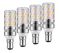 Yiun B15 LED Corn Bulbs12W, Equivalente 100W incandescente, 1200LM, blanco cálido 3000K Bulbs de la lámpara LED, decorativo Candle Base B15, la lámpara no regulables LED, paquete de 4