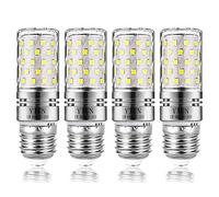 Yiun E27 LED vela Bulbs,12W blanco frío,100 Watt Equivalente, paquete de 4