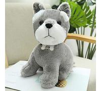 YIUNL Perro de simulación Kawaii con Campanas Juguetes de Peluche Decoración de la habitación de muñecas de Peluche para niños niñas Regalo de cumpleaños Sherina 30cm