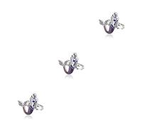 YIUPEDRFG 3 Set di Anillos Cambio de color Temperatura Emoción Sensación Dedo Accesorios Sirena