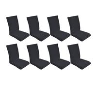 YIUPEDRFG 8 unids/set funda para silla Simple y moderna-funda elástica para silla de amplia aplicación funda elástica para silla de poliéster