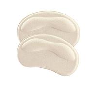 YIUPEDRFG Almohadillas de talón protectoras para zapatos de gran tamaño Protectores talón antidesgaste Forros, Beige, 3.94x2.36x0.24 pulgadas