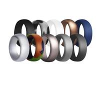 YIUPEDRFG Anillo de silicona para dedo, joyería de moda, anillo boda silicona primera calidad, duradero, cómodo para estilos vida activos, bandas goma, anillos boda.