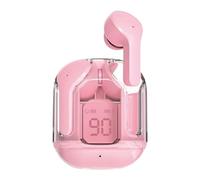 YIUPEDRFG Auriculares Bluetooth Mi con Pantalla LED para emparejamiento instantáneo y Sonido Envolvente, con tecnología de Resistencia al Agua IPX4, Rosa, Caja