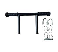 YIUPEDRFG Barra de extensión de manija cochecito metal duradera Accesorio universal para cochecito Fácil instalar Cómodo para todos los padres Extensor manija cuna para niños Fácil, Negro, 3 clips