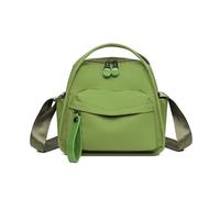 YIUPEDRFG Bolsos de nailon imprescindibles para los entusiastas del transporte público. Bolso genérico. Hombro. Versátil. Capacidad. Cremallera. Para organización, verde