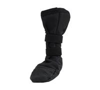 YIUPEDRFG Botines para Perros cálidos a Prueba de niños, Protectores de Patas para Cachorros en Interiores y Suelos Duros, Negro, L