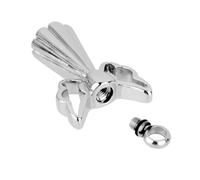 YIUPEDRFG Colgante de acero inoxidable que se puede abrir, bonito colgante de recuerdo con urna para cenizas, aroma floral, cerca del corazón, cremación, flores trituradas plata.